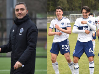 Vanni Sartini coach Vancouver Whitecaps y jugadores de Whitecaps FC 2