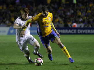 Andre Pierre Gignac en partido contra Whitecaps